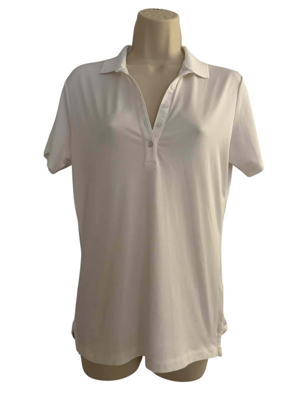 Callaway Classic White Polo Shirt - Women Sz XS White opti-dri